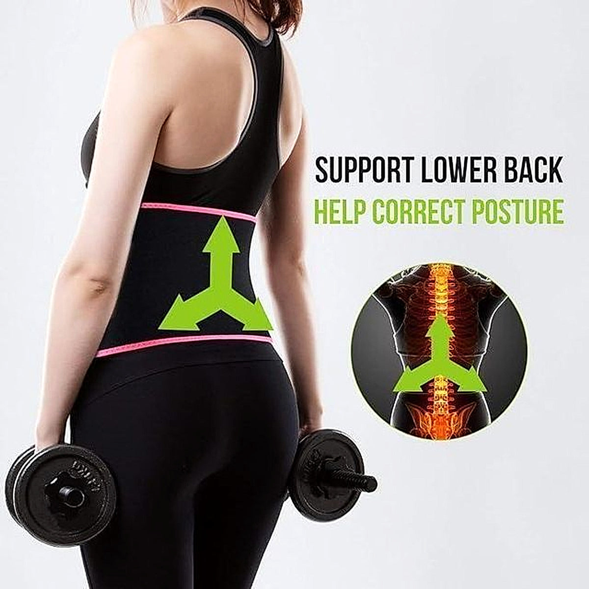 VISTORA wrap-around waist fitness accessory