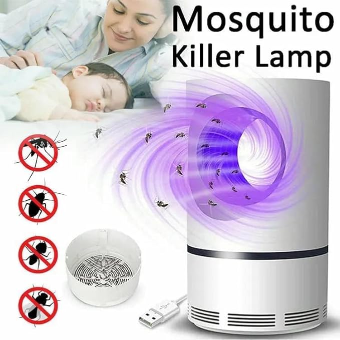 USB Mosquito Zapper Lamp – White