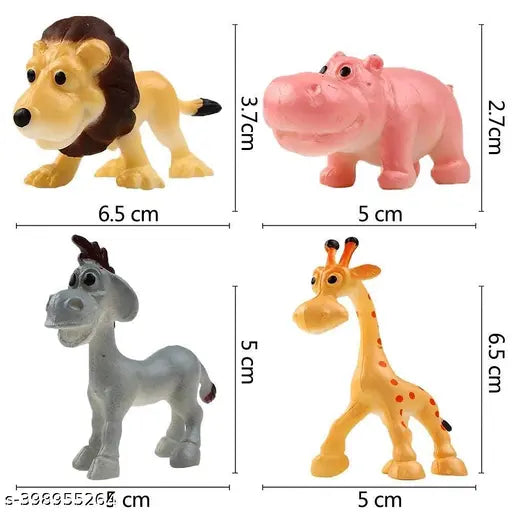 Jungle Animal Figure Set for Kids – 12 Pieces
