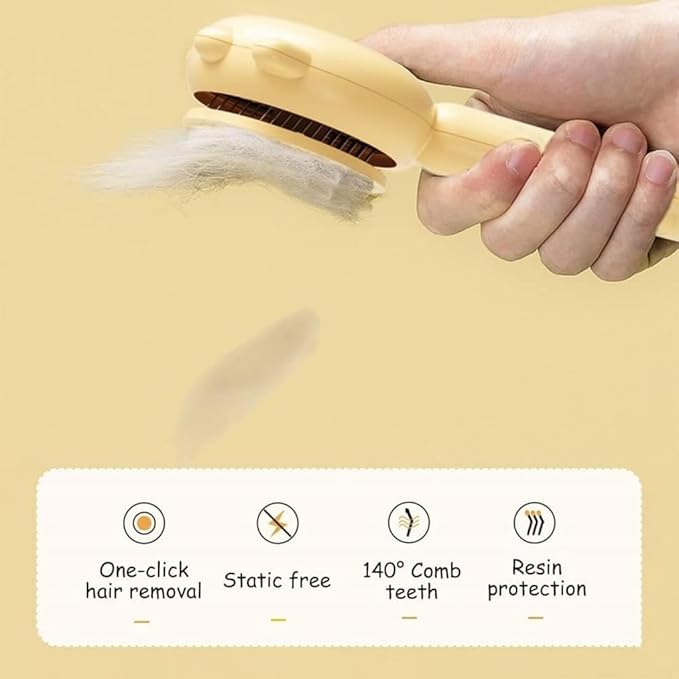 Cat Grooming Brush for Short & Long Hair