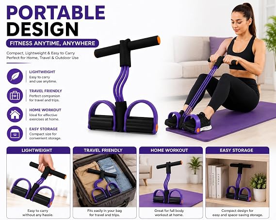 Yoga Pedal Puller Resistance Band Fitness Equipment