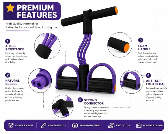 Yoga Pedal Puller Resistance Band Fitness Equipment