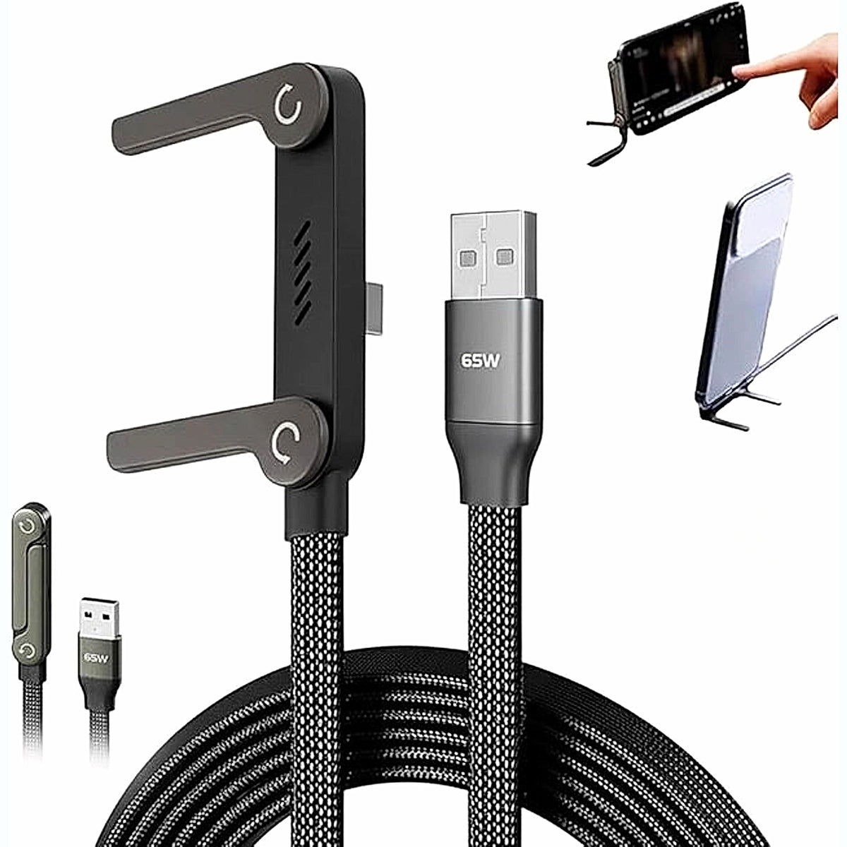 VISTORA 2-in-1 holder charger cable