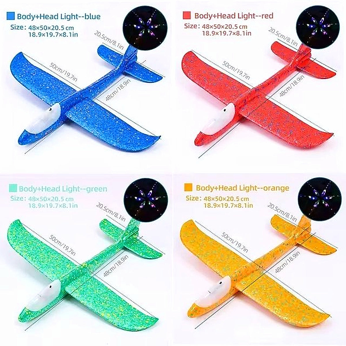 VISTORA colourful foam glider plane