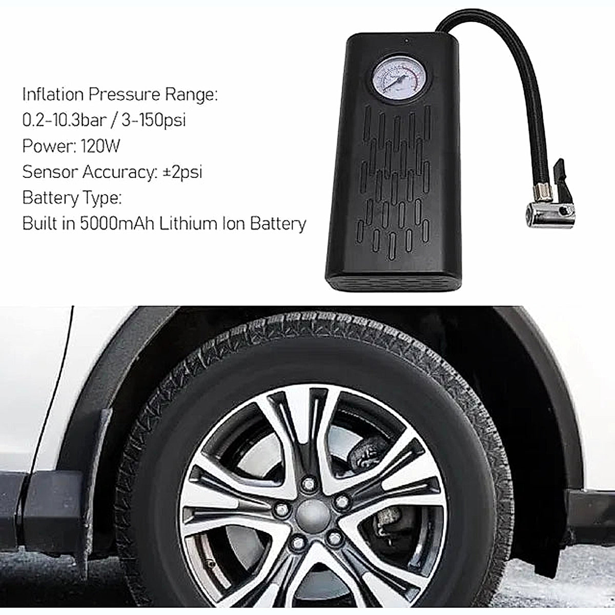 VISTORA tire air compressor detail