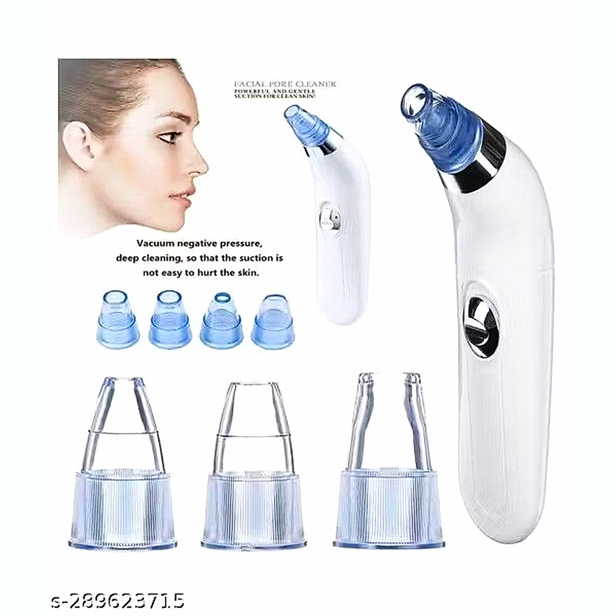 VISTORA 4-in-1 facial vacuum cleansing tool