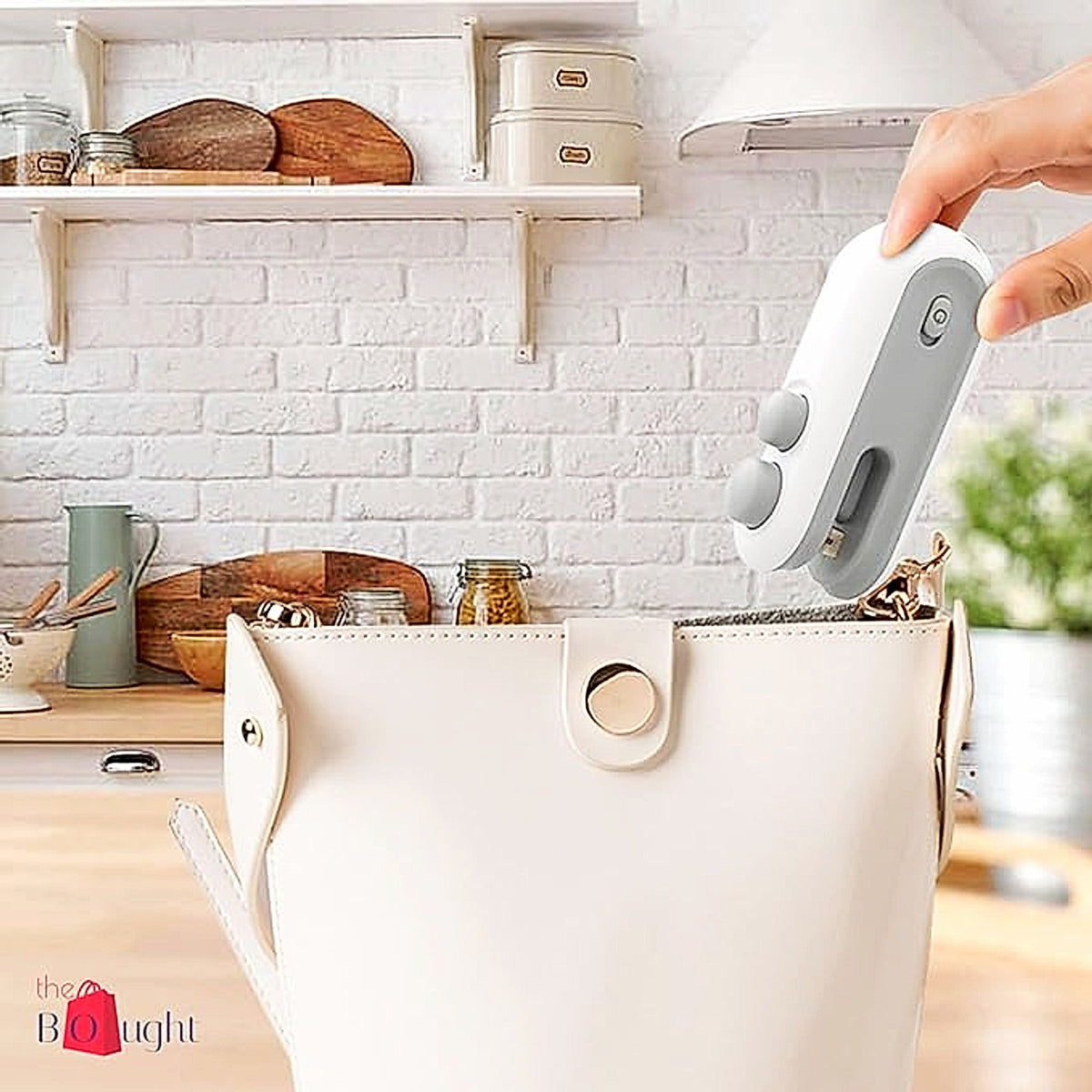 VISTORA portable mini bag sealer use view
