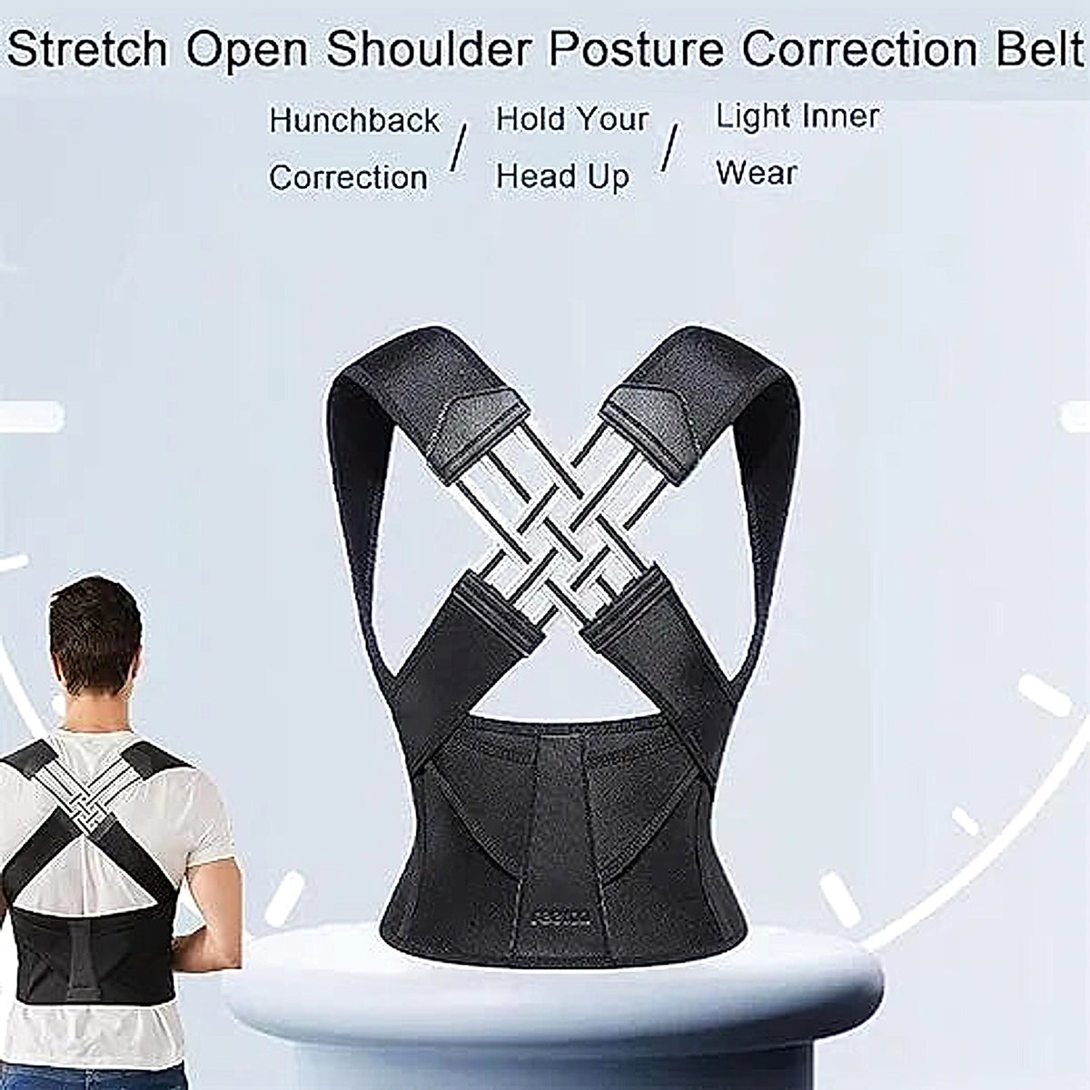 VISTORA back posture belt for desk work and study