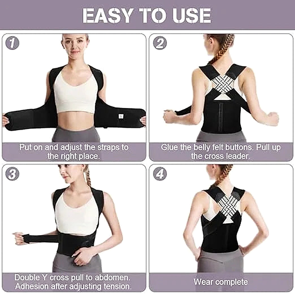 VISTORA back brace posture support accessory