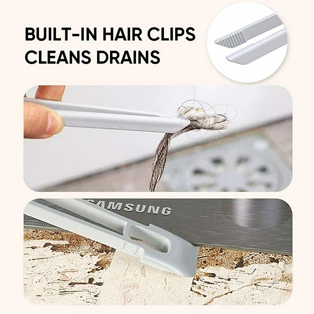 VISTORA rotating hard bristle brush