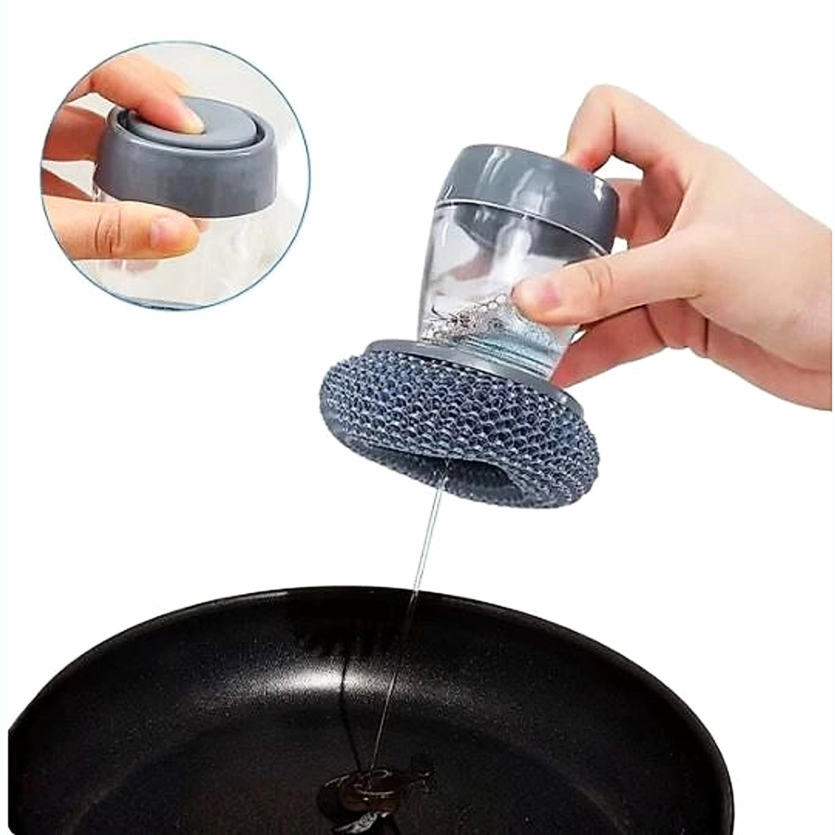 VISTORA reusable liquid soap dispensing brush