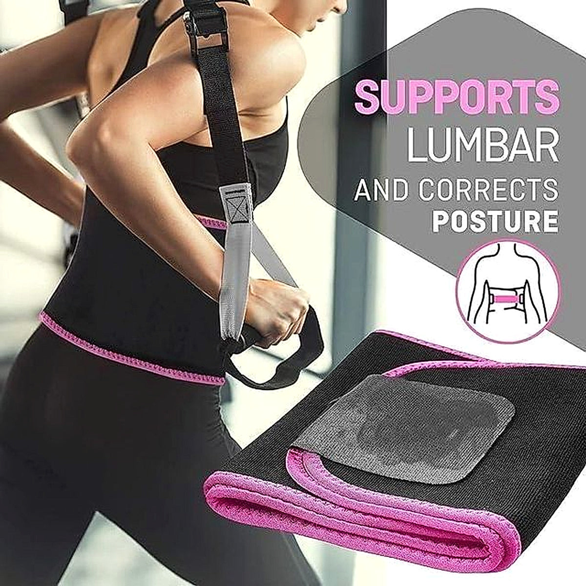 VISTORA waist trimmer belt for exercise and fitness